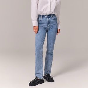 A&F Ultra High Rise 90s Straight Jean